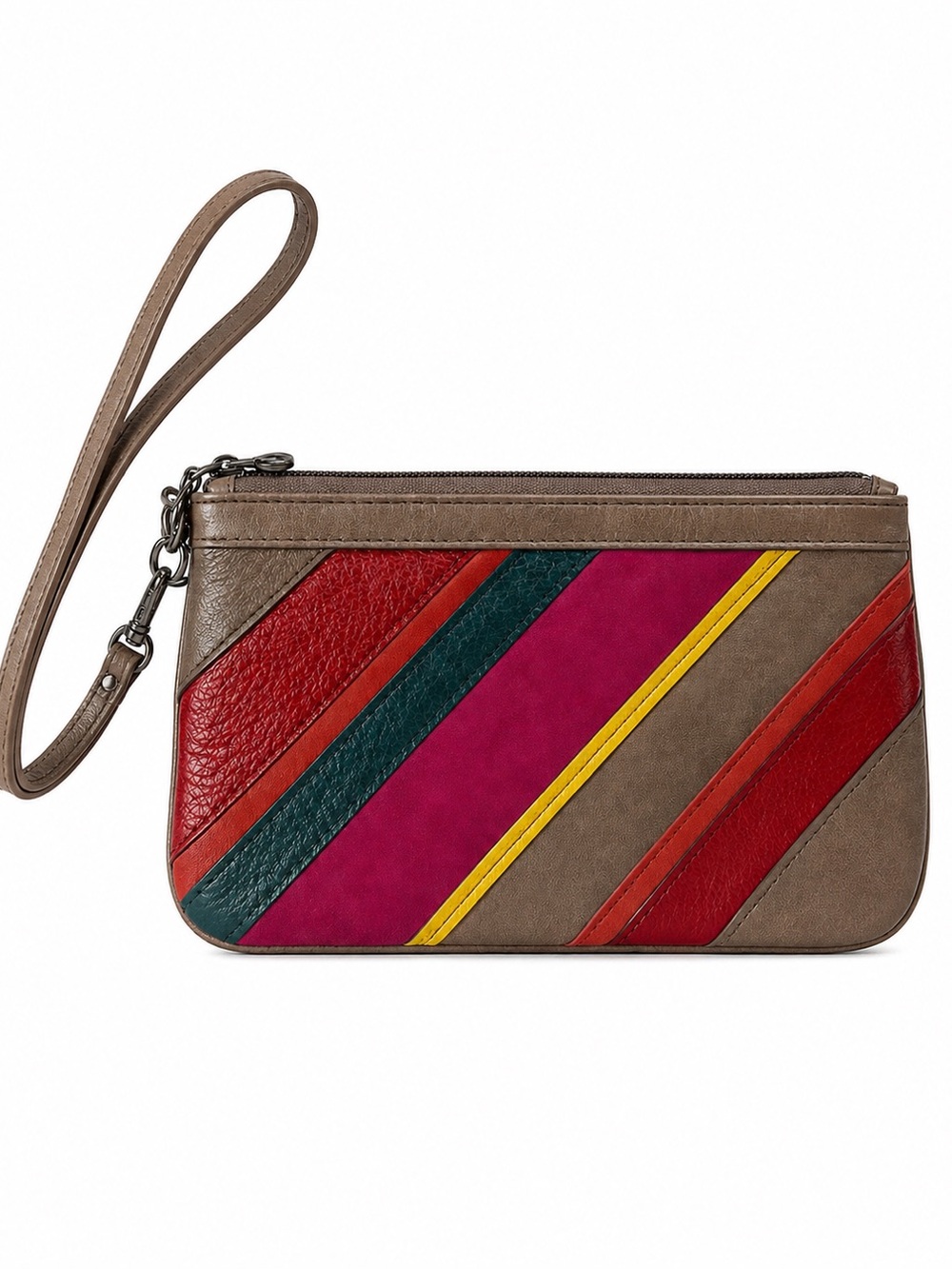 Fossil • Striped Wristlet